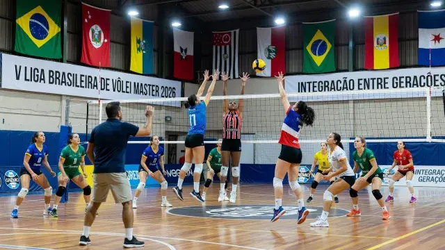 Grêmio Náutico União Reúne Nove Estados na Liga Master de Vôlei
